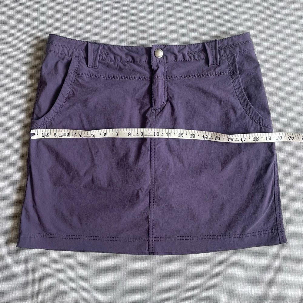 Eddie Bauer Purple Nylon Outdoor Sporty Hiking Skorts Women’s Size 6 - Picture 3 of 7